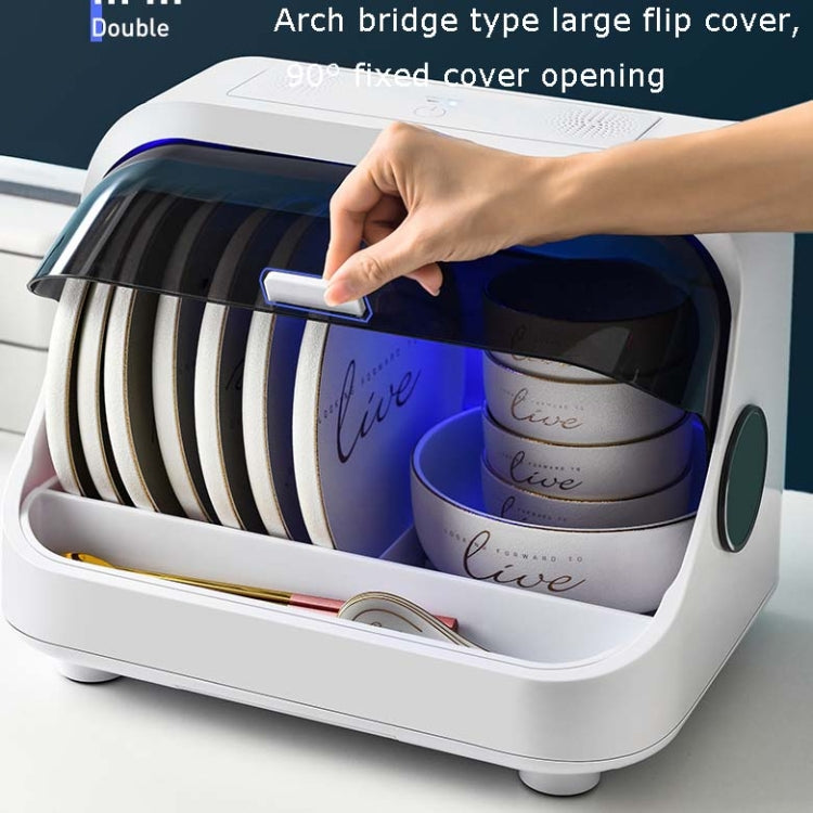 Kitchen Disinfection Bowl Dish Rack Tableware Storage Box Cupboard Storage Drain Rack