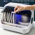 Kitchen Disinfection Bowl Dish Rack Tableware Storage Box Cupboard Storage Drain Rack