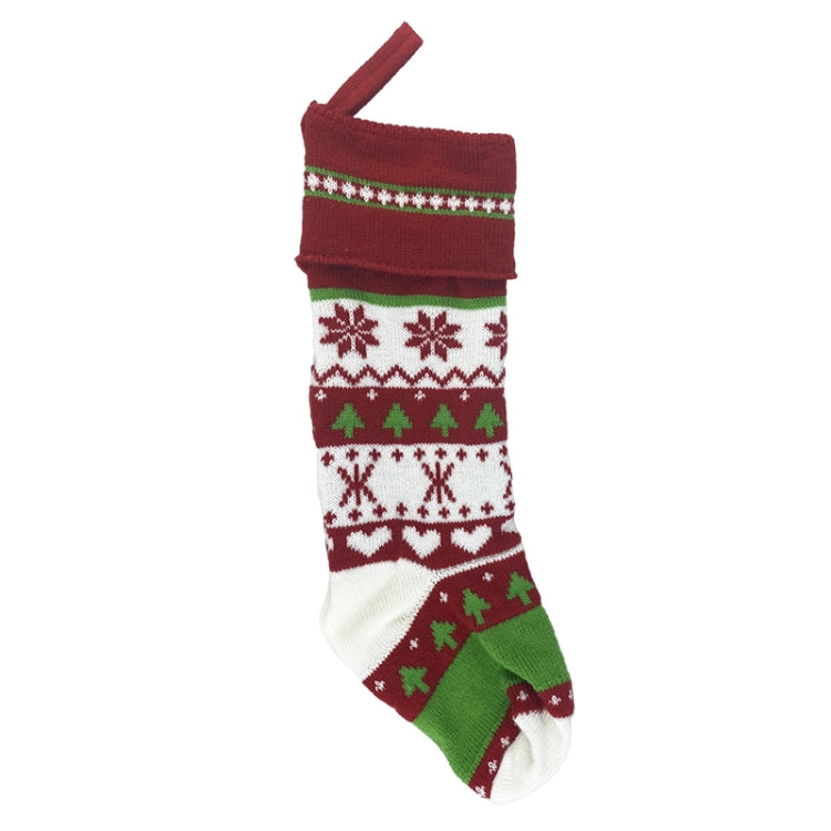 Christmas Decoration Christmas Woolen Socks Gift Bags Children Candy Bags — view 7