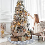 Christmas Decorations Snowflake Tree Skirt Christmas Tree Accessories Decoration