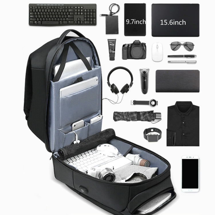 Business Travel Bag PVC Waterproof Backpack — view 3