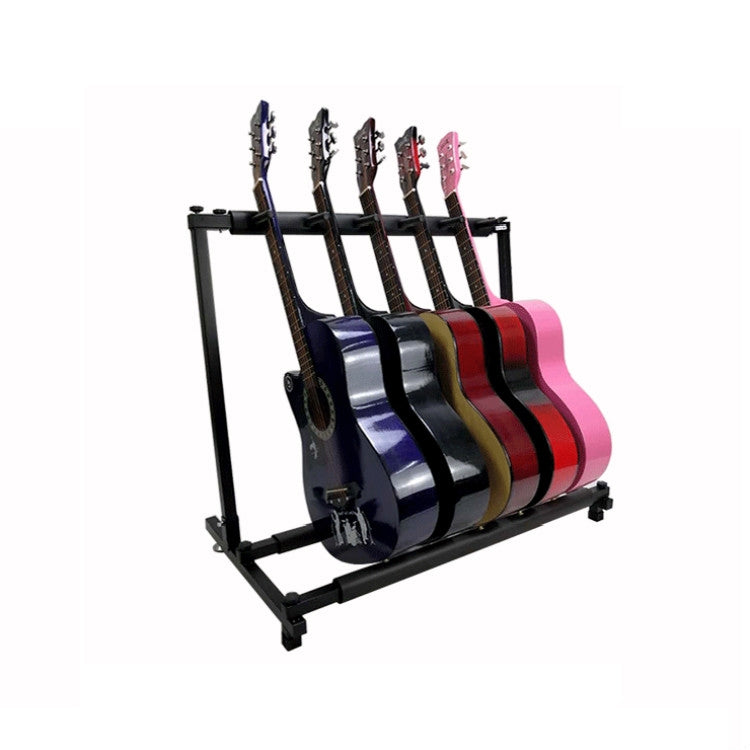 Foldable Long Metal Guitar Display Stand Shelf