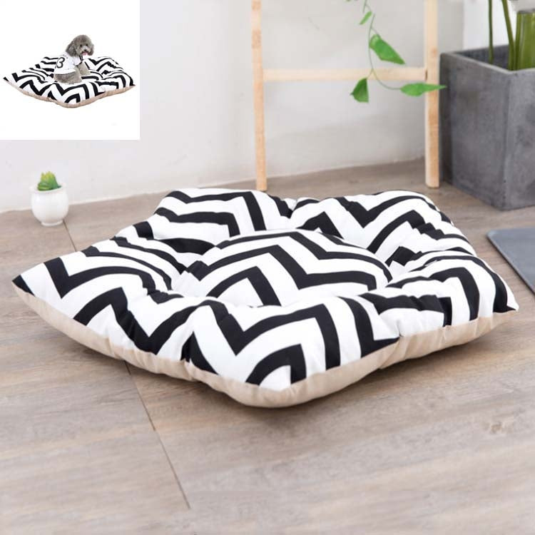 Pet Tent Sleeping Mat Dog Bed — Green Stripes