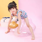 Y-100 Children Transparent Duck Shape Swimming Ring