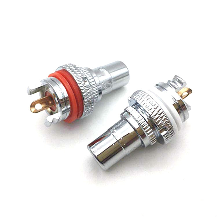 4 PCS CMC Copper RCA Female Audio Power Amplifier AV Audio Lotus Socket Terminal — view 6