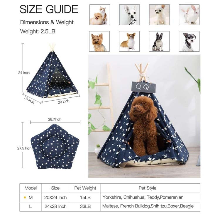 Pet Kennel Corgi Small and Medium Dog Pet Tent — view 3