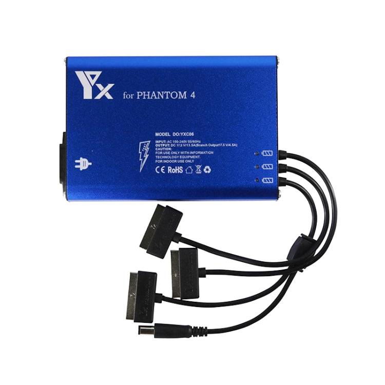 For DJI Phantom 4 Pro Advanced+ Charger 4 in 1 Hub Intelligent Battery Controller Charger