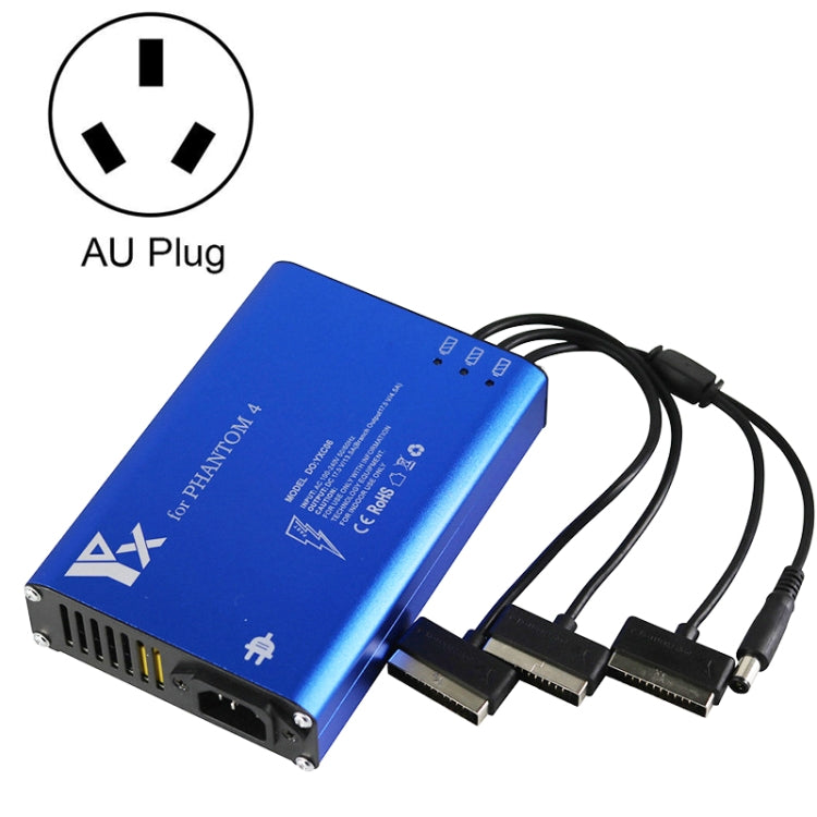 For DJI Phantom 4 Pro Advanced+ Charger 4 in 1 Hub Intelligent Battery Controller Charger