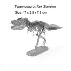 3D Metal Assembly Model DIY Puzzle Dinosaur Model — Tyrannosaurus Skeleton