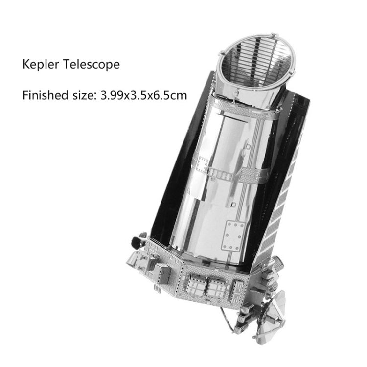 3 PCS 3D Metal Assembly Model DIY Puzzle — Kepler Telescope