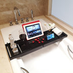 Bathroom Multifunctional Retractable Bathtub Shelf Rack — view 5