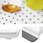 Retractable Drain Bathtub Rack Bathroom Plastic Soaking Tub Rack Bathtub Shower Storage Rack — view 4