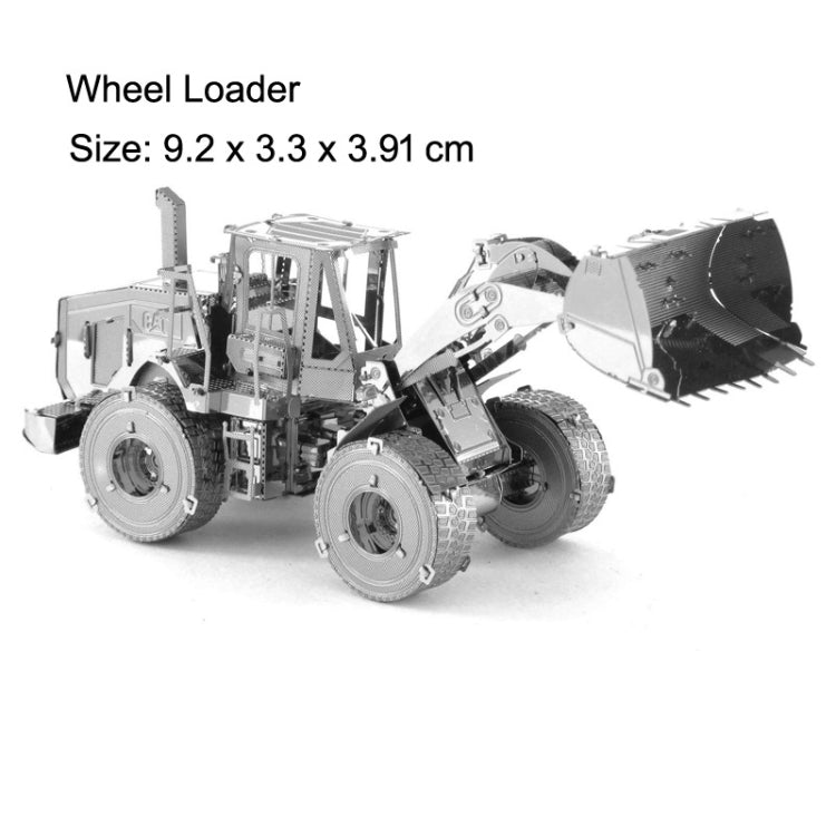 3D Metal Assembly Model Engineering Vehicle Series DIY Puzzle Toy — Loader