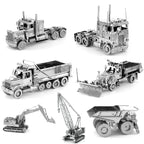 3D Metal Assembly Model Engineering Vehicle Series DIY Puzzle Toy — view 3