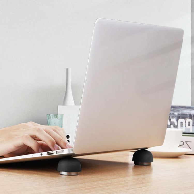 Creative Laptop Compact Portable Invisible Mushroom Stand Desktop Heightening Fan Heater Shelf
