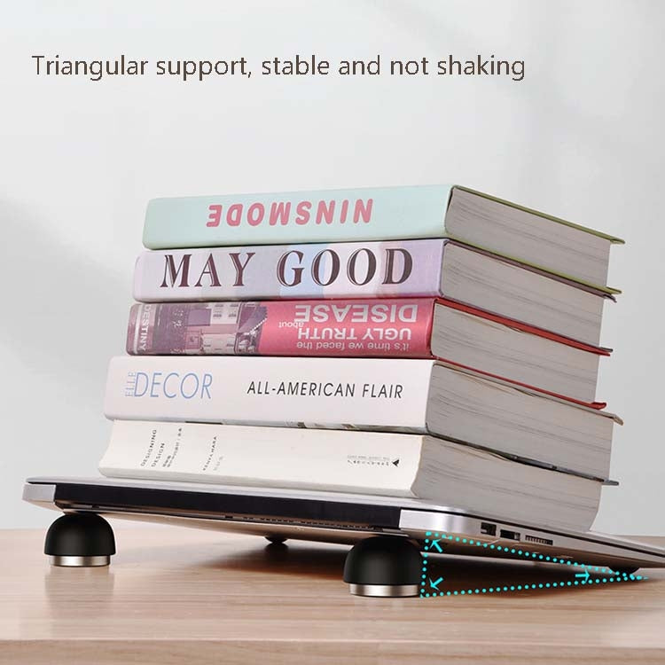 Creative Laptop Compact Portable Invisible Mushroom Stand Desktop Heightening Fan Heater Shelf