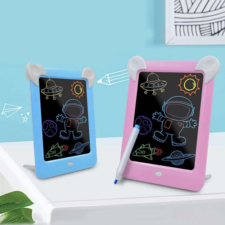 LED Luminous Drawing Board Electronic Fluorescent Writing Board Children Light Painting Message Board — view 4