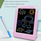 LED Luminous Drawing Board Electronic Fluorescent Writing Board Children Light Painting Message Board — view 8