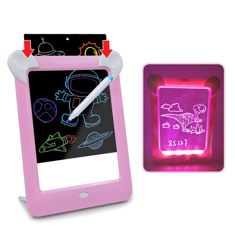 LED Luminous Drawing Board Electronic Fluorescent Writing Board Children Light Painting Message Board — view 10