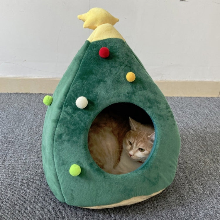 Christmas Tree Pet House Warm Winter Pet Supplies — view 12