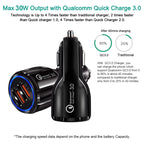 2 PCS QC3.0+3.1A Car Charger Dual USB 6A Halo Wine Bottle Fast Charge Car Charger