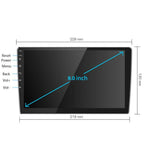 Universal Machine Android Smart Navigation Car Navigation DVD Reversing Video Integrated Machine — 9inch 1+16G Standard