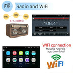 Universal Machine Android Smart Navigation Car Navigation DVD Reversing Video Integrated Machine — 9inch 1+16G Standard+4 Lights Camera