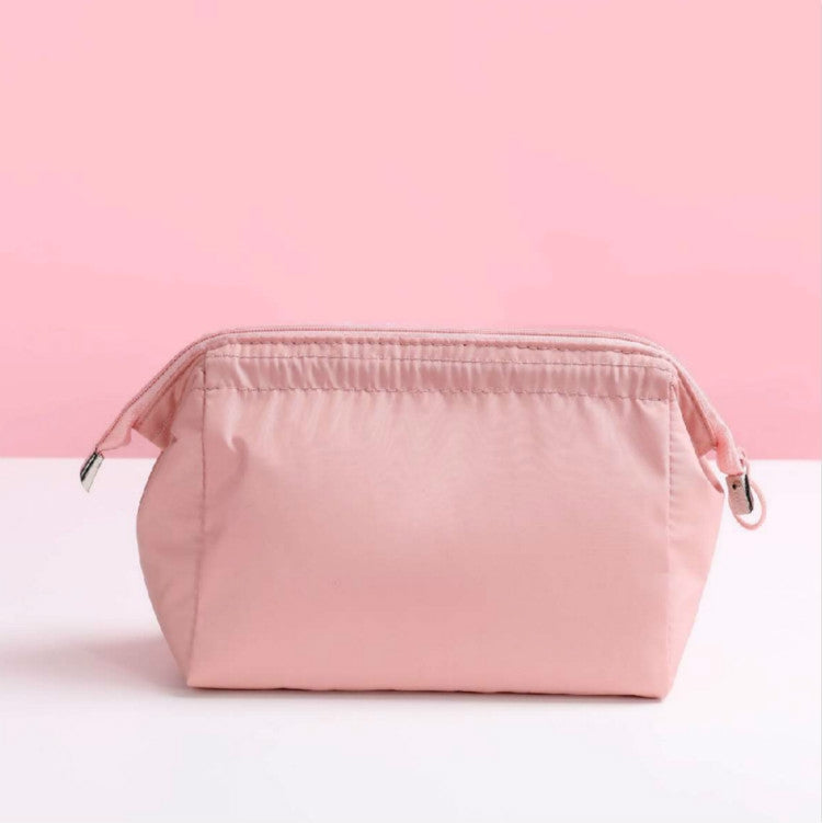 Waterproof Cosmetic Bag Travel Portable Toilet Bag Multifunctional Storage Bag — Wine Red