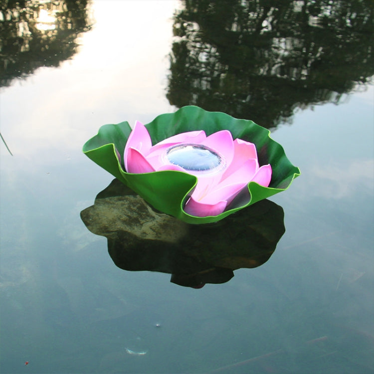 Solar Outdoor Waterproof Floating Light Garden Courtyard Lotus Light