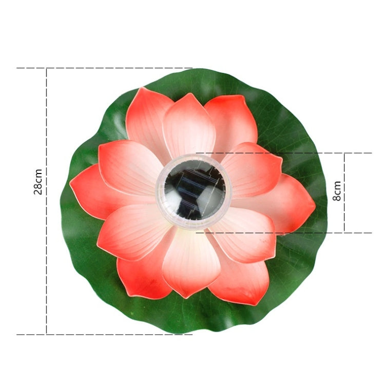 Solar Outdoor Waterproof Floating Light Garden Courtyard Lotus Light