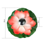 Solar Outdoor Waterproof Floating Light Garden Courtyard Lotus Light