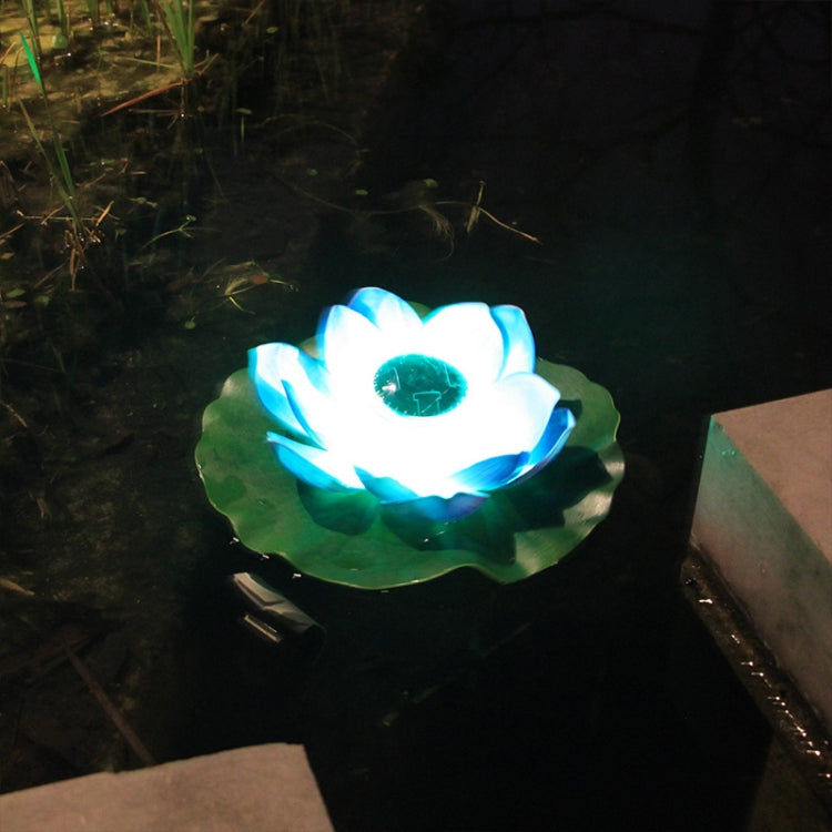 Solar Outdoor Waterproof Floating Light Garden Courtyard Lotus Light