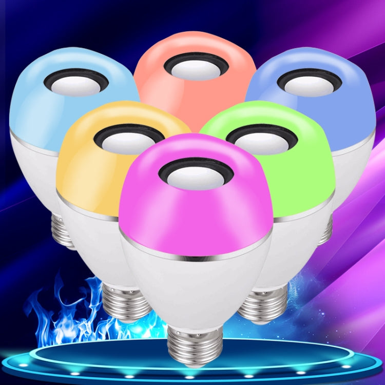 E27 LED Music Bulb Smart Colorful Remote Control Wake Up Light — APP+Remote Control