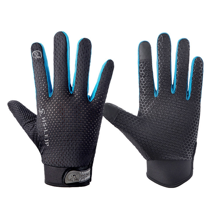 HSLEJP Outdoor Sports Breathable Touch Screen Antiskid Cycling Full Finger Gloves — view 18