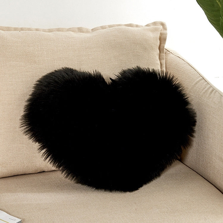 Home Cushion Pillow can be Washed without Core Heart-shaped Pillowcase — Light Yellow