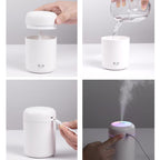 Colorful Cup Humidifier USB Car Air Purifier