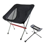Aluminum Alloy Ultra Light Camping Barbecue Fishing Portable Folding Back Chair, Outdoor Beach Chair