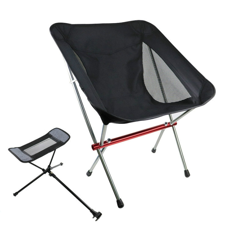 Aluminum Alloy Ultra Light Camping Barbecue Fishing Portable Folding Back Chair, Outdoor Beach Chair