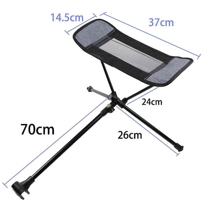 Aluminum Alloy Ultra Light Camping Barbecue Fishing Portable Folding Back Chair, Outdoor Beach Chair