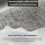 Lazy Sofa Bean Bag Chair Fabric Cover — Light Gray