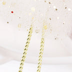 4 PCS Christmas Plush Net Yarn Sequined Angel Charm Children Doll Gift Christmas Tree Pendant — view 6