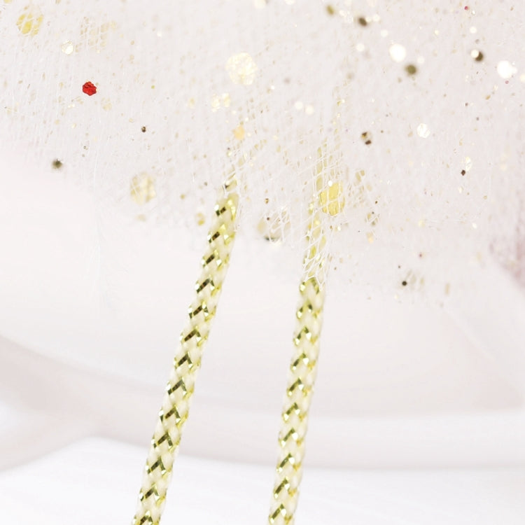 4 PCS Christmas Plush Net Yarn Sequined Angel Charm Children Doll Gift Christmas Tree Pendant — view 6