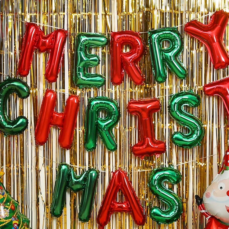 Merry Christmas Party Background Decoration, Christmas Balloon Set