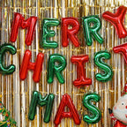 Merry Christmas Party Background Decoration, Christmas Balloon Set