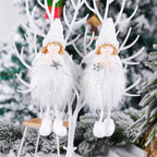 Christmas Decoration Plush Girl Angel Pendant Christmas Tree Pendant Gift — view 8
