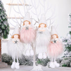 Christmas Decoration Plush Girl Angel Pendant Christmas Tree Pendant Gift — view 9