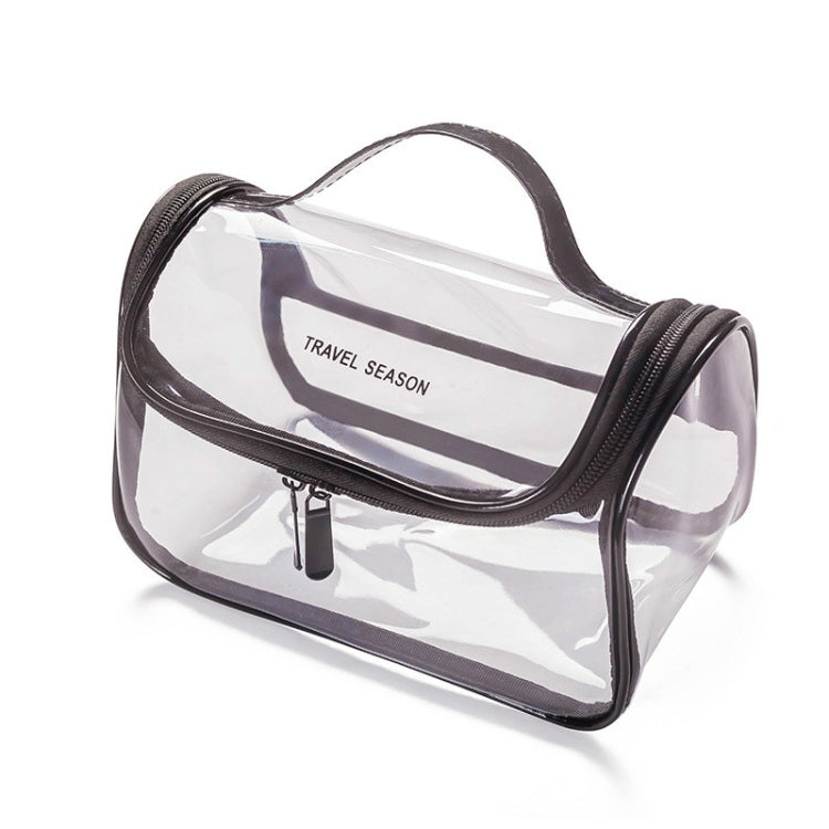 Travel Waterproof Transparent Cosmetic Bag Multi-functional Anti-wrinkle & Odor-free Wash Storage Bag, Color:Black, Style:Square — view 8