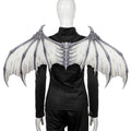 Halloween Carnival Party Props Creative Foldable Non-woven Fabric Devil Bone Wings