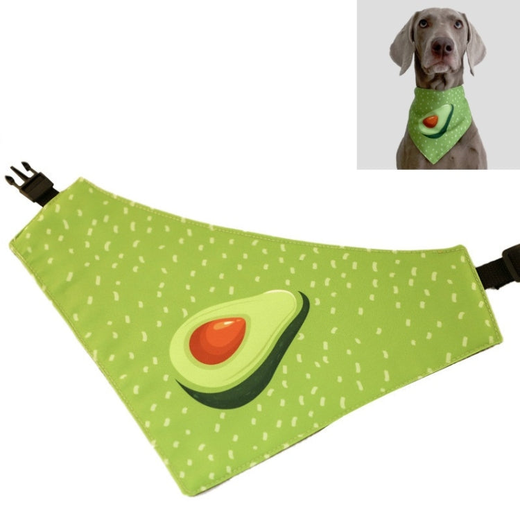 Refreshing Avocado Pet Scarf Three-layer Thickened Waterproof Saliva Towel — view 11