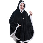 Flannel Solid Color Soft and Warm Shawl Blanket